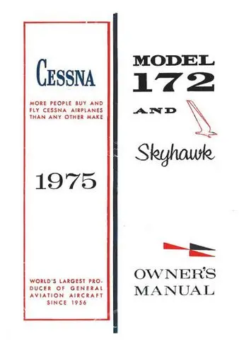 Cessna 172M & Skyhawk 1975 Owners Manual 1