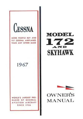 Cessna 172H & Skyhawk 1967 Owner's Manual 1