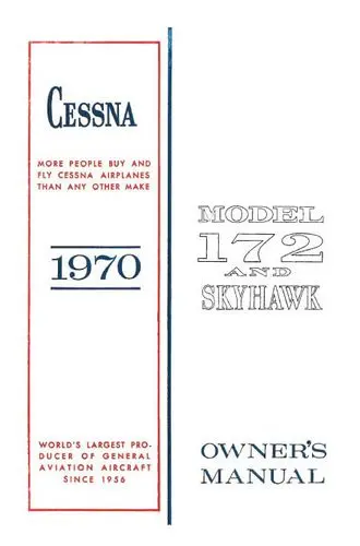 Cessna 172K & Skyhawk 1970 Owner's Manual 1