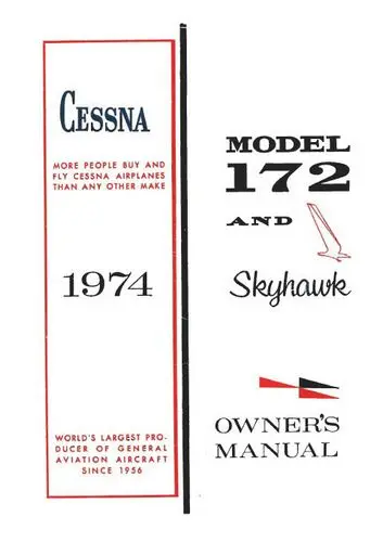 Cessna 172M & Skyhawk 1974 Owner's Manual 1