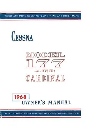 Cessna 177 & Cardinal 1968 Owner's Manual 1