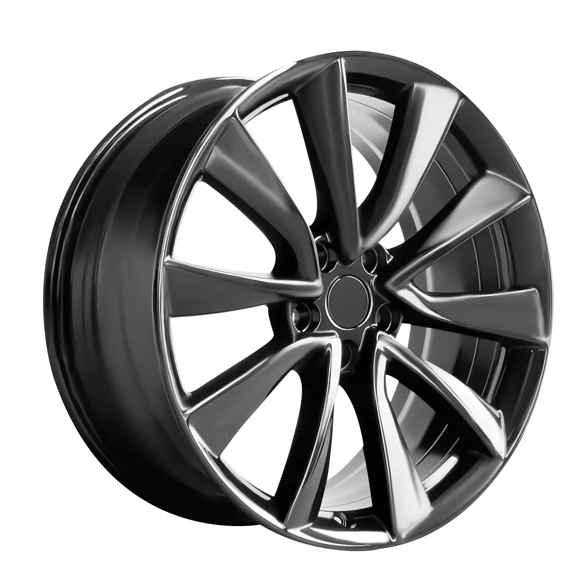 19X8.5" 5X114.3Mm Hyper Black 1 Pc Wheels For Tesla Wheels Models Y X S 3 1