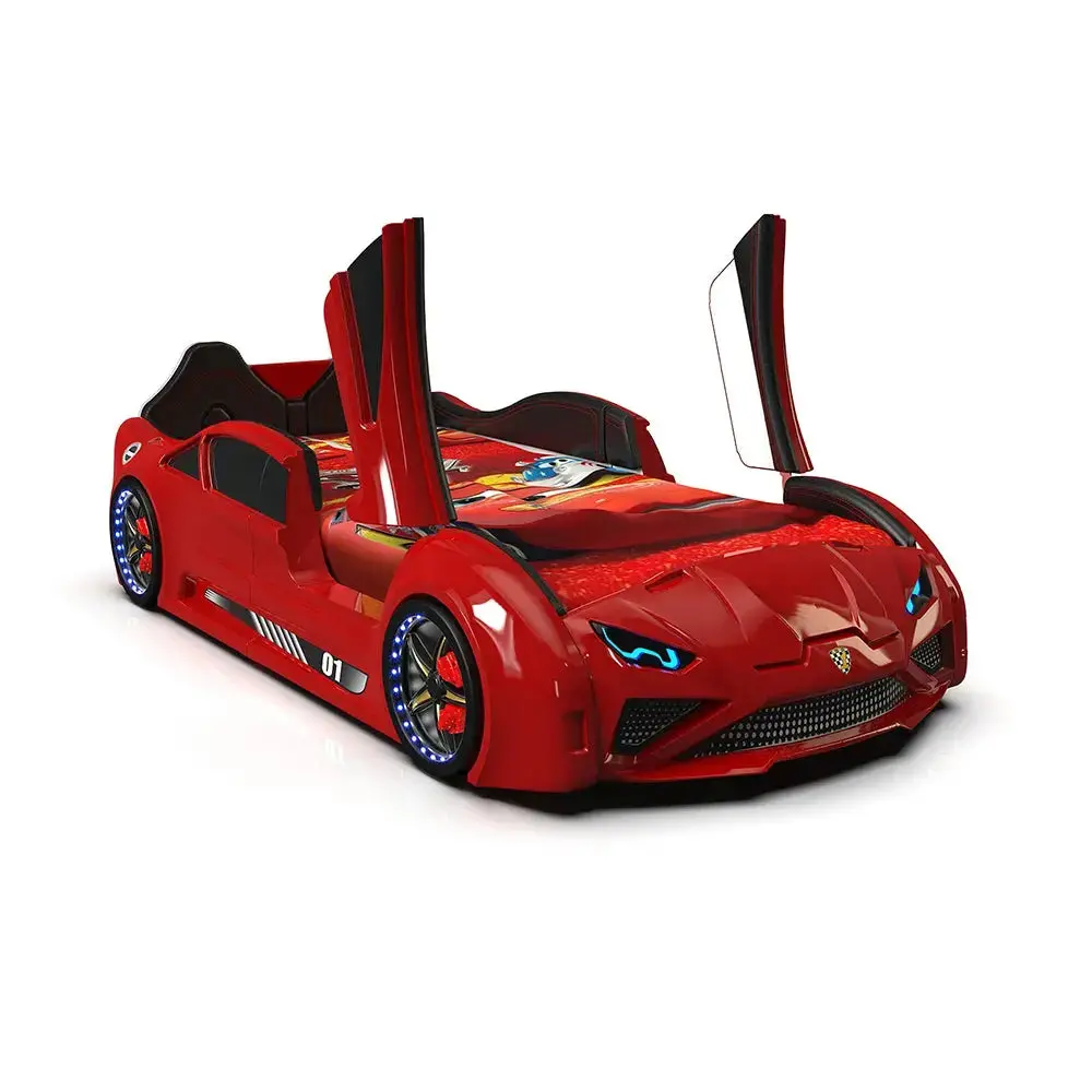Nitro Rx Lambo Style Twin Race Car Bed With Led & Sound Fx 1