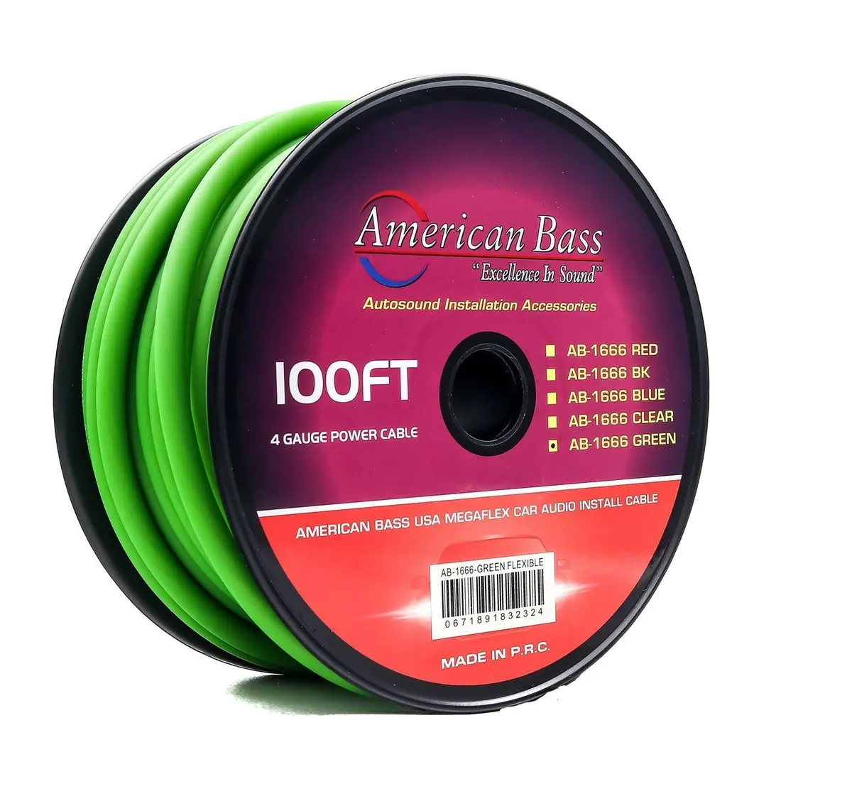 4 Gauge Mega Flex Power Cable 100Ft Roll 1