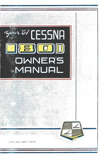 Cessna 180D 1961 Owner's Manual 1