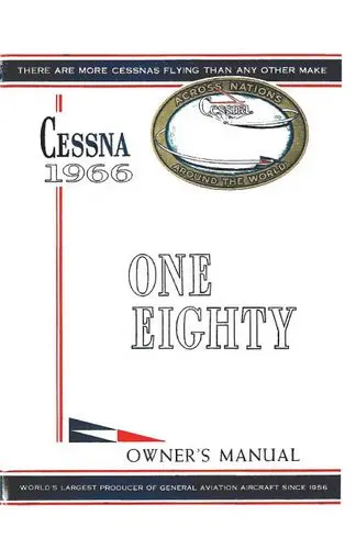 Cessna 180H 1966 Owner's Manual 1