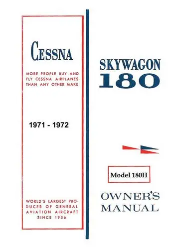 Cessna 180H Skywagon 1971-72 Owner's Manual 1
