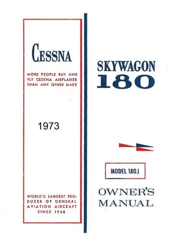 Cessna 180J Skywagon 1973 Owner's Manual 1
