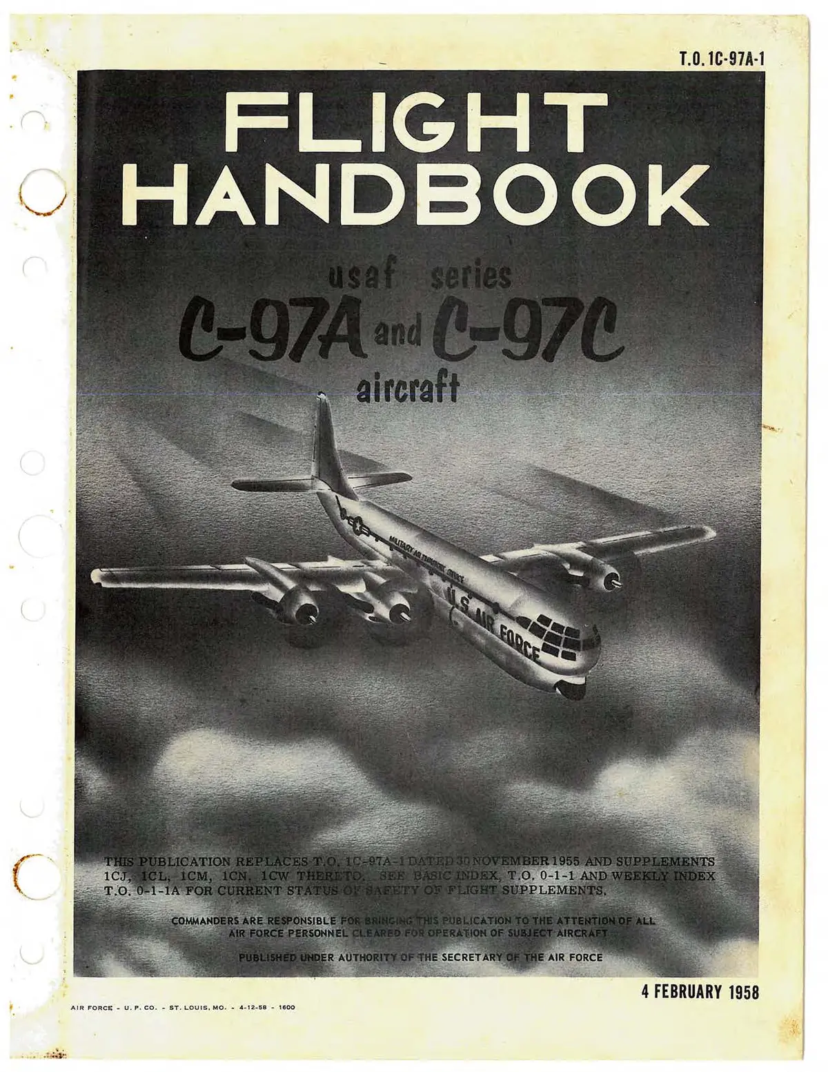 Boeing C-97A And C-97C Flight Manual (1C-97A-1) 1