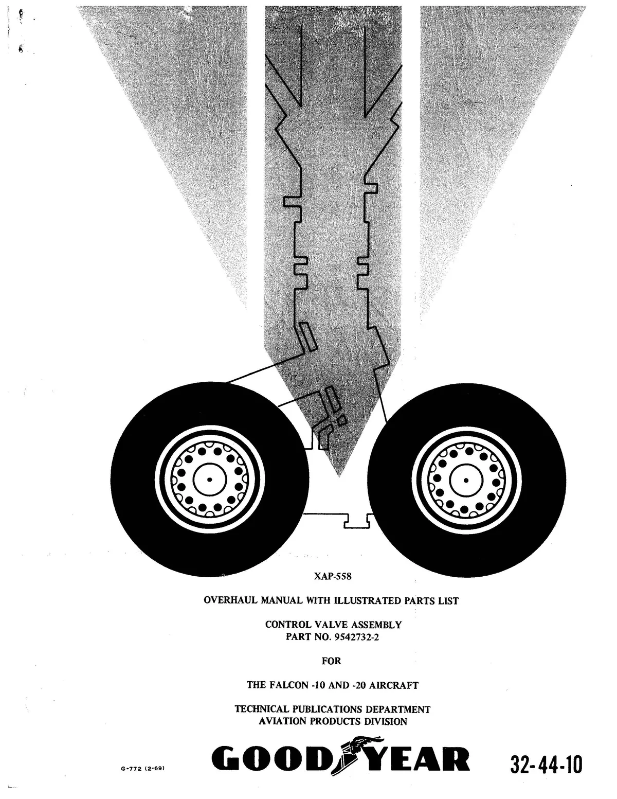 Goodyear Xap-558 Overhaul Manual With Illustrated Parts List (32-44-10) 1