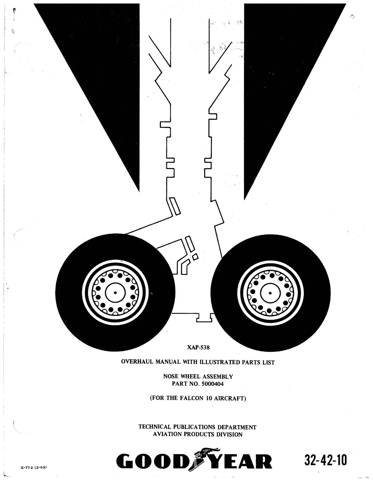 Goodyear Xap-538 Overhaul Manual With Illustrated Parts List (32-42-10) 1