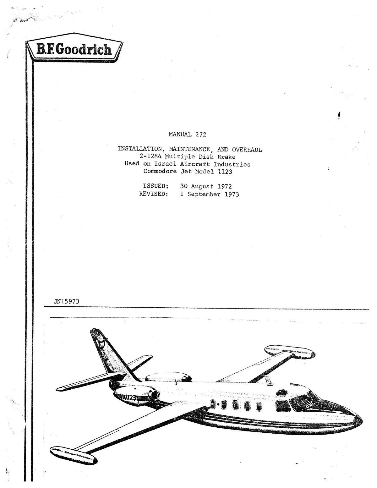B.F. Goodrich 2-1284 Multiple Disk Brake Maintenance, Installation, Overhaul (272) 1