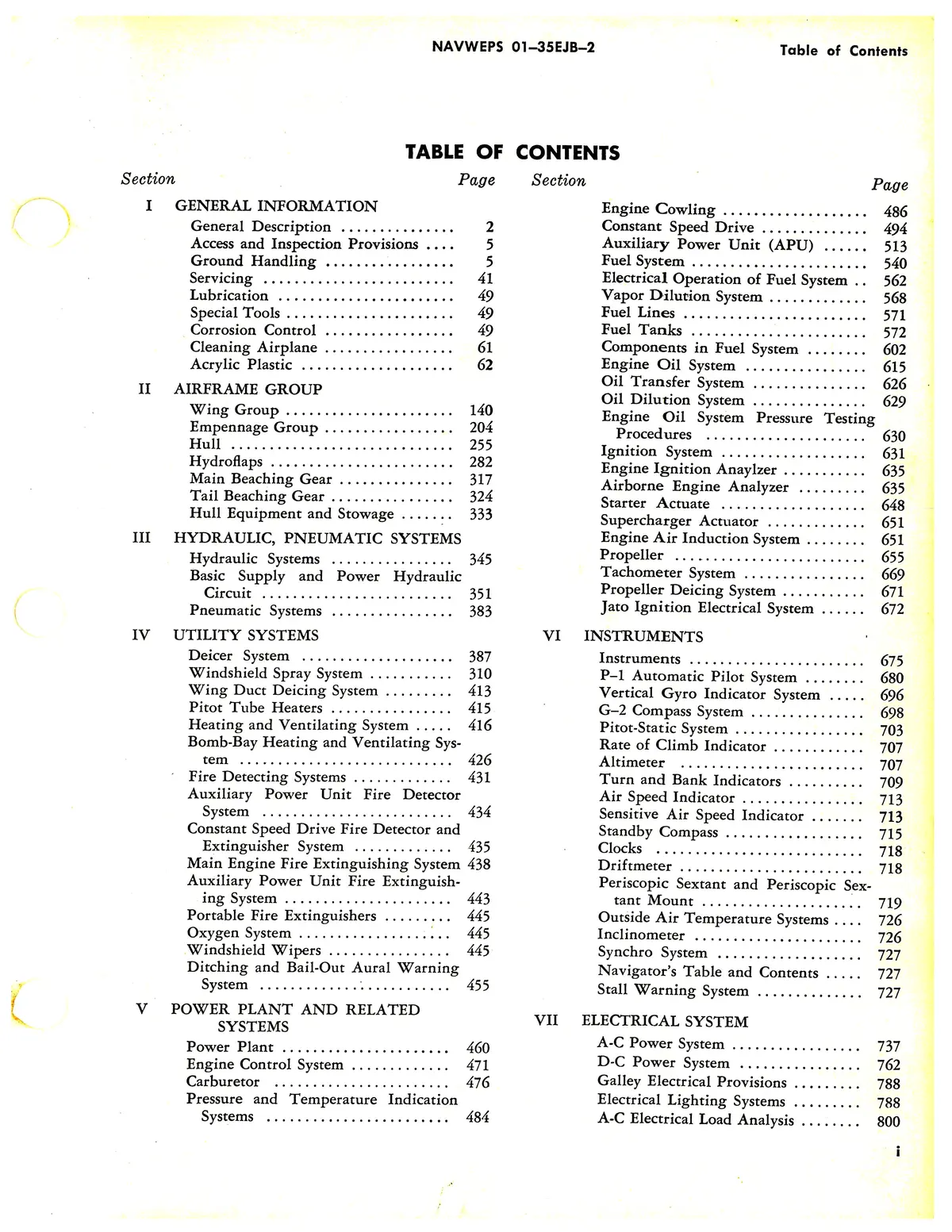 Martin P5m-2 Maintenance Instructions 1961 (01-35Ejb-2) 2