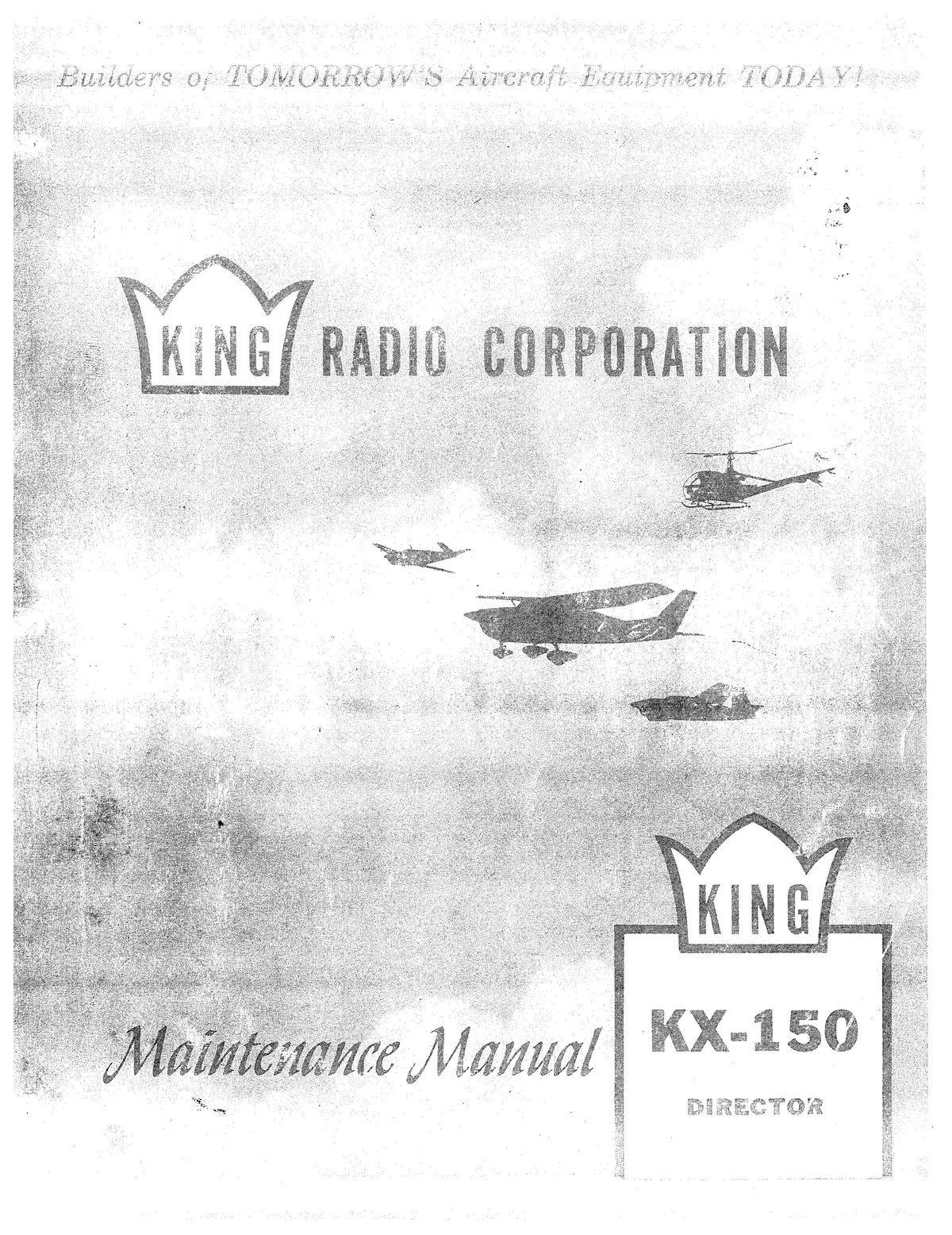 King Kx-150 Director Maintenance Manual 1