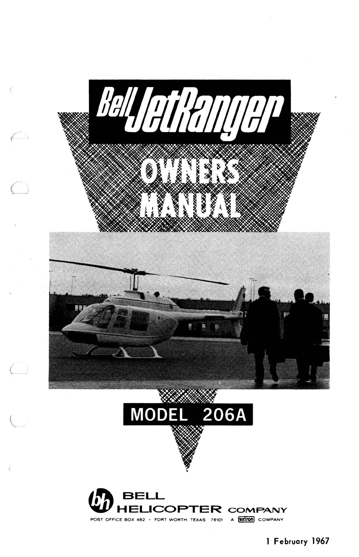Bell Jetranger Model 206A Owners Manual 1