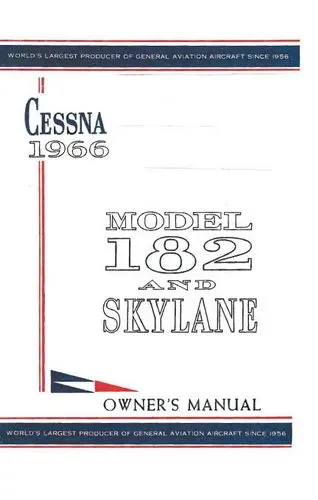 Cessna 182J & Skylane 1966 Owner's Manual 1