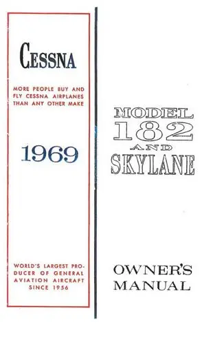 Cessna 182M & Skylane 1969 Owner's Manual 1