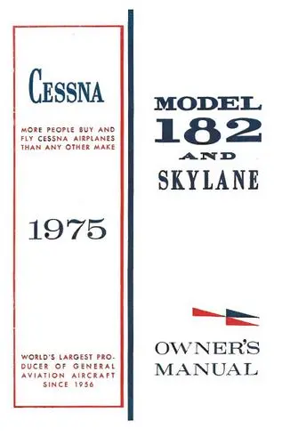 Cessna 182P & Skylane 1975 Owner's Manual 1