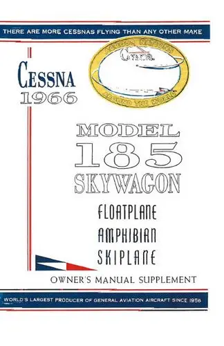 Cessna 185E Floatplane 1966 Owner's Manual 1