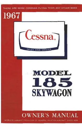 Cessna A185e Skywagon 1967 Owner's Manual 1