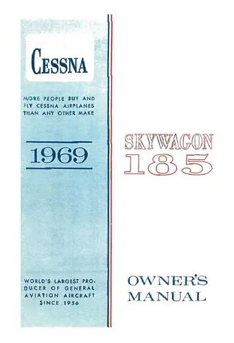 Cessna A185e Skywagon 1969 Owner's Manual 1