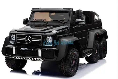 Mercedes Benz G63 6X6 Ride On Car 12V Parent Seat - Black | Best Ride On Car In Canada For Kids 1