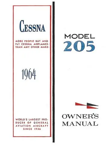Cessna 205A 1964 Owner's Manual 1