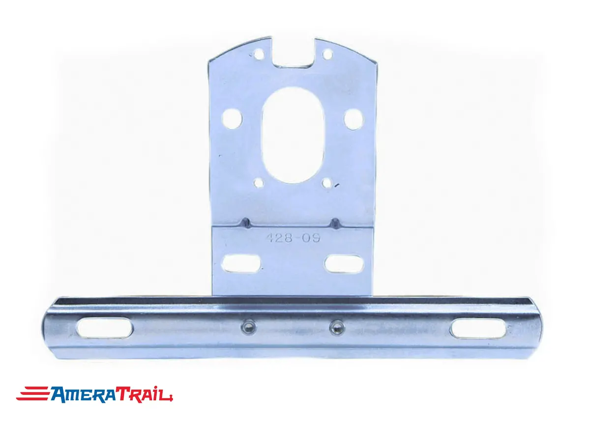License Plate Bracket, Metal (Zinc Coated), 2" Stud Mount Compatible 1
