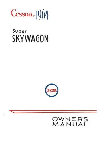 Cessna 206 Super Skywagon 1964 Owner's Manual 1