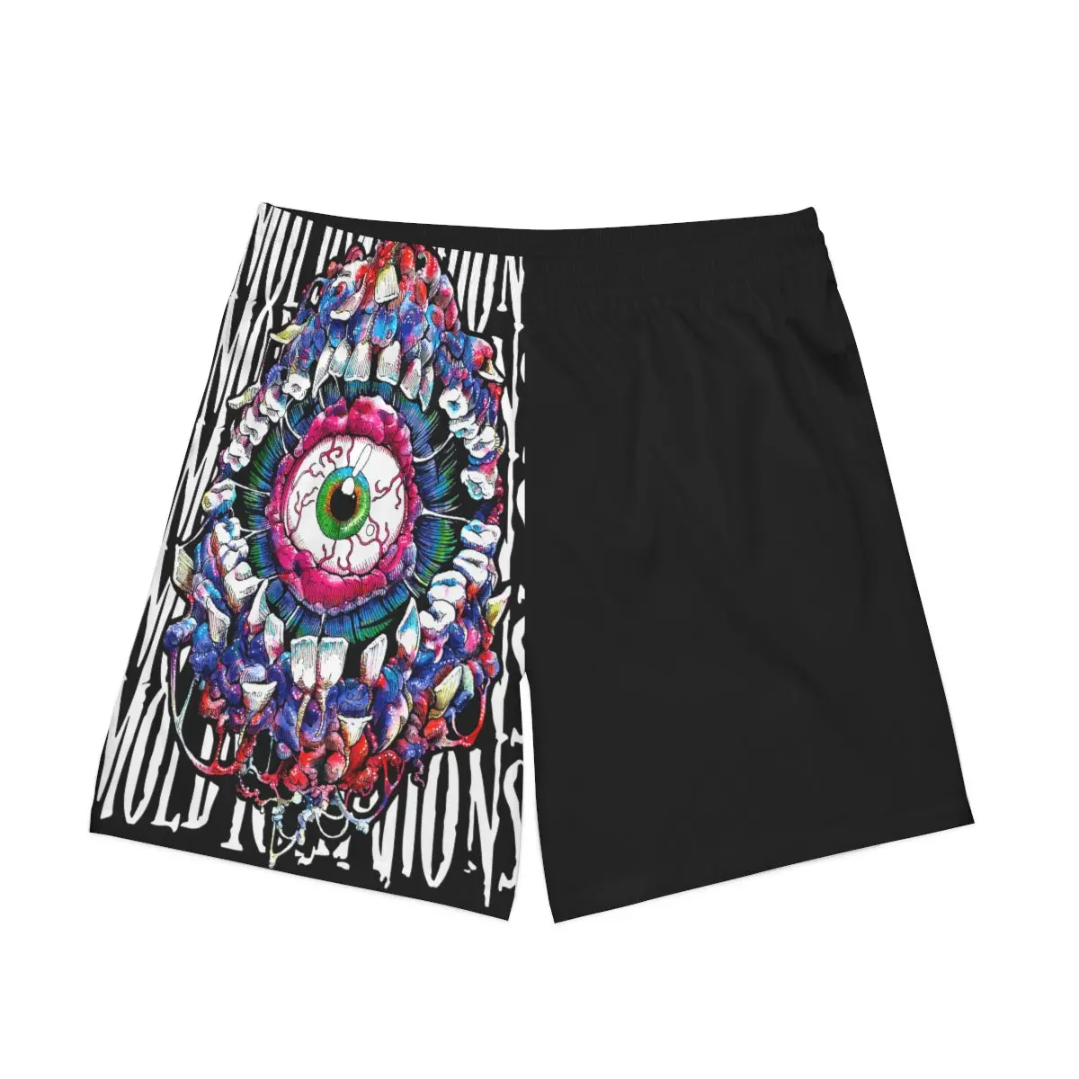 Men's Elastic Beach Shorts (Aop) 1