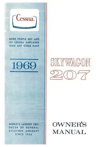 Cessna 207 Skywagon 1969 Owner's Manual 1