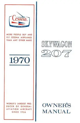 Cessna 207 Skywagon 1970 Owner's Manual 1