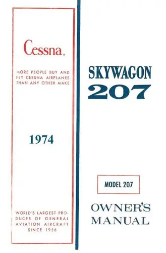 Cessna 207 Skywagon 1974 Owner's Manual 1