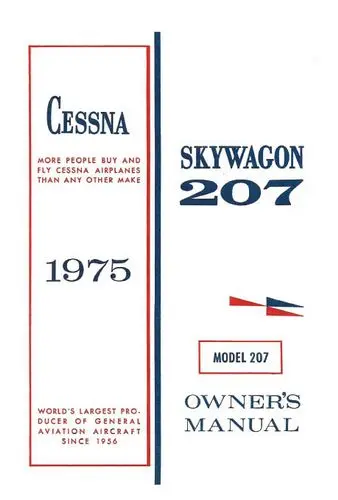 Cessna 207 Skywagon 1975 Owner's Manual 1