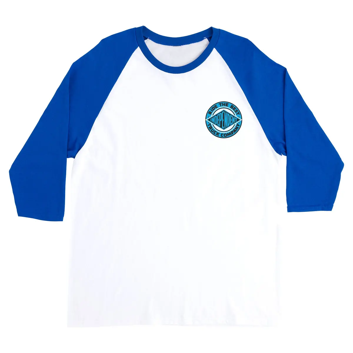 Independent Btg Summit 3/4 Sleeve Regular T-Shirt White/Royal 1
