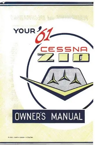 Cessna 210A 1961 Owner's Manual 1