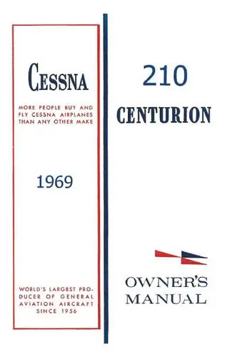 Cessna 210J Centurion 1969 Owner's Manual 1