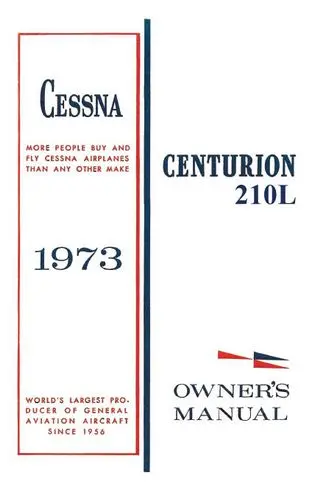 Cessna 210L Centurion 1973 Owner's Manual 1