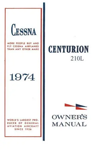 Cessna 210L Centurion 1974 Owner's Manual 1
