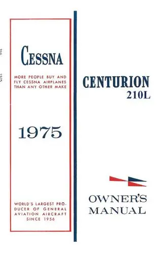 Cessna 210L Centurion 1975 Owner's Manual 1