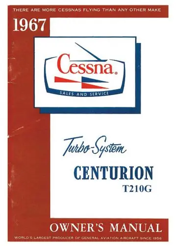 Cessna Turbo 210G Centurion 1967 Owner's Manual 1