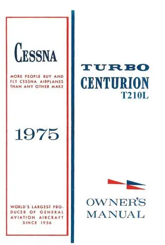 Cessna Turbo 210L Centurion 1975 Owner's Manual 1