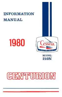 Cessna 210N Centurion 1980 Pilot's Information Manual 1