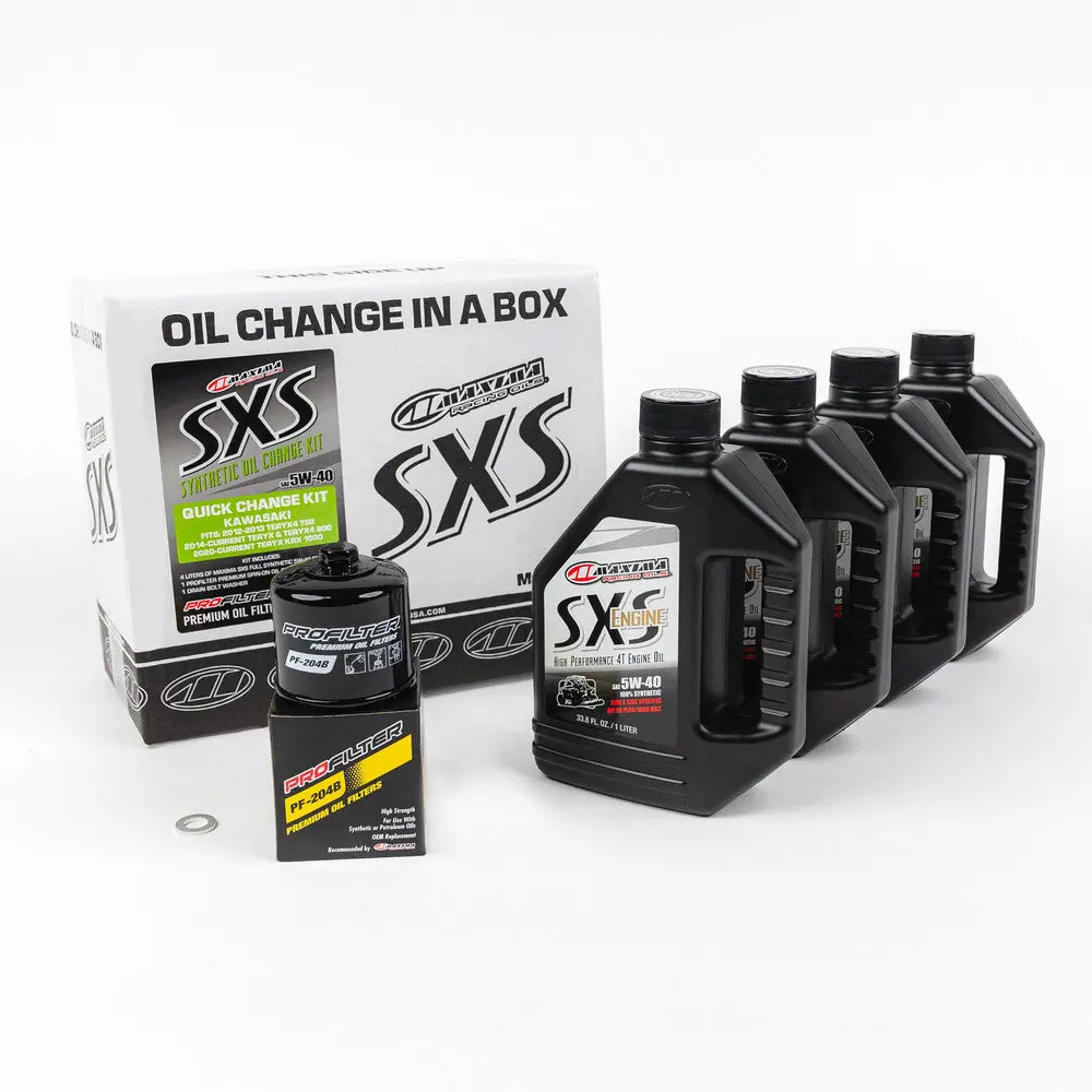 Maxima Kawasaki Krx Oil Change Kit 1