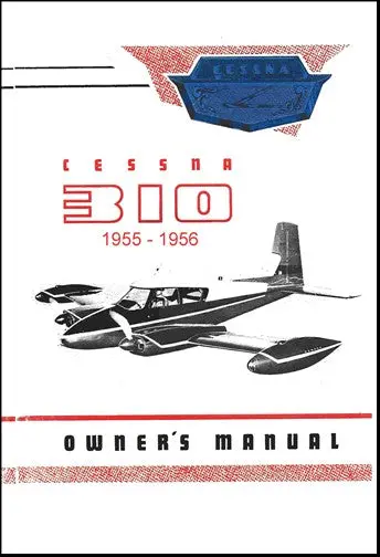 Cessna 310 1955-1956 Owner's Manual 1