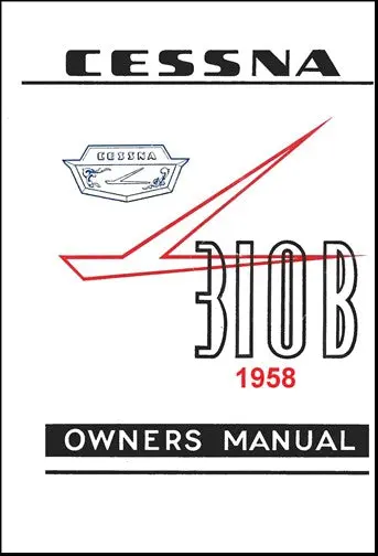 Cessna 310B 1957-58 Owner's Manual 1