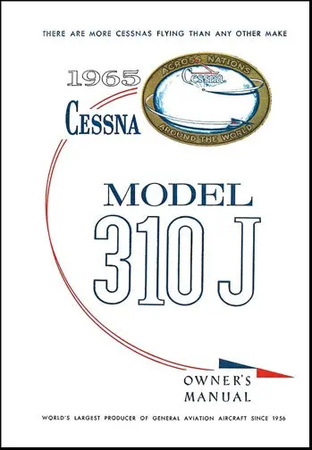 Cessna 310J 1965 Owner's Manual 1