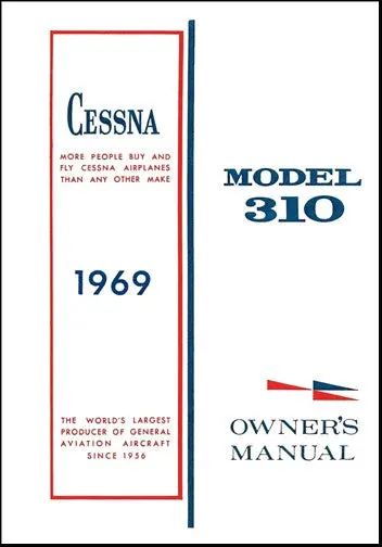 Cessna 310P 1969 Owner's Manual 1