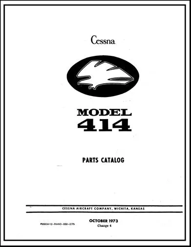 Cessna 414 Parts Catalog 1