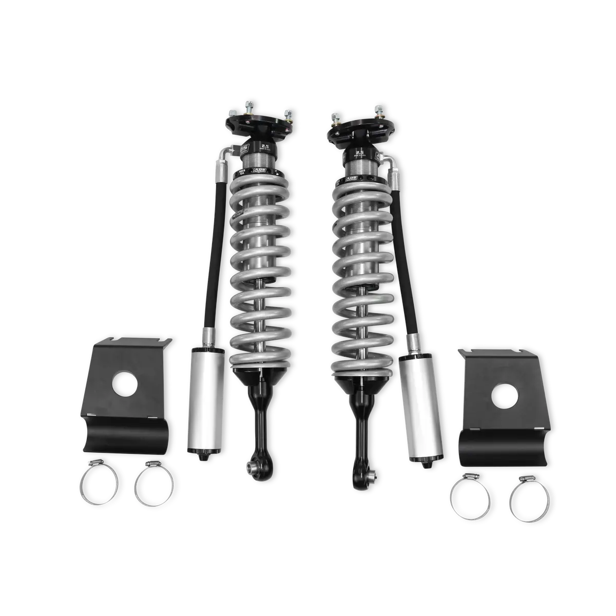 2007-2021 Toyota Tundra 2Wd/4Wd - Front 2.5 In. Race Coilovers - 4 In. Lift (Crew Max 4Wd) - Remote Reservoir 1